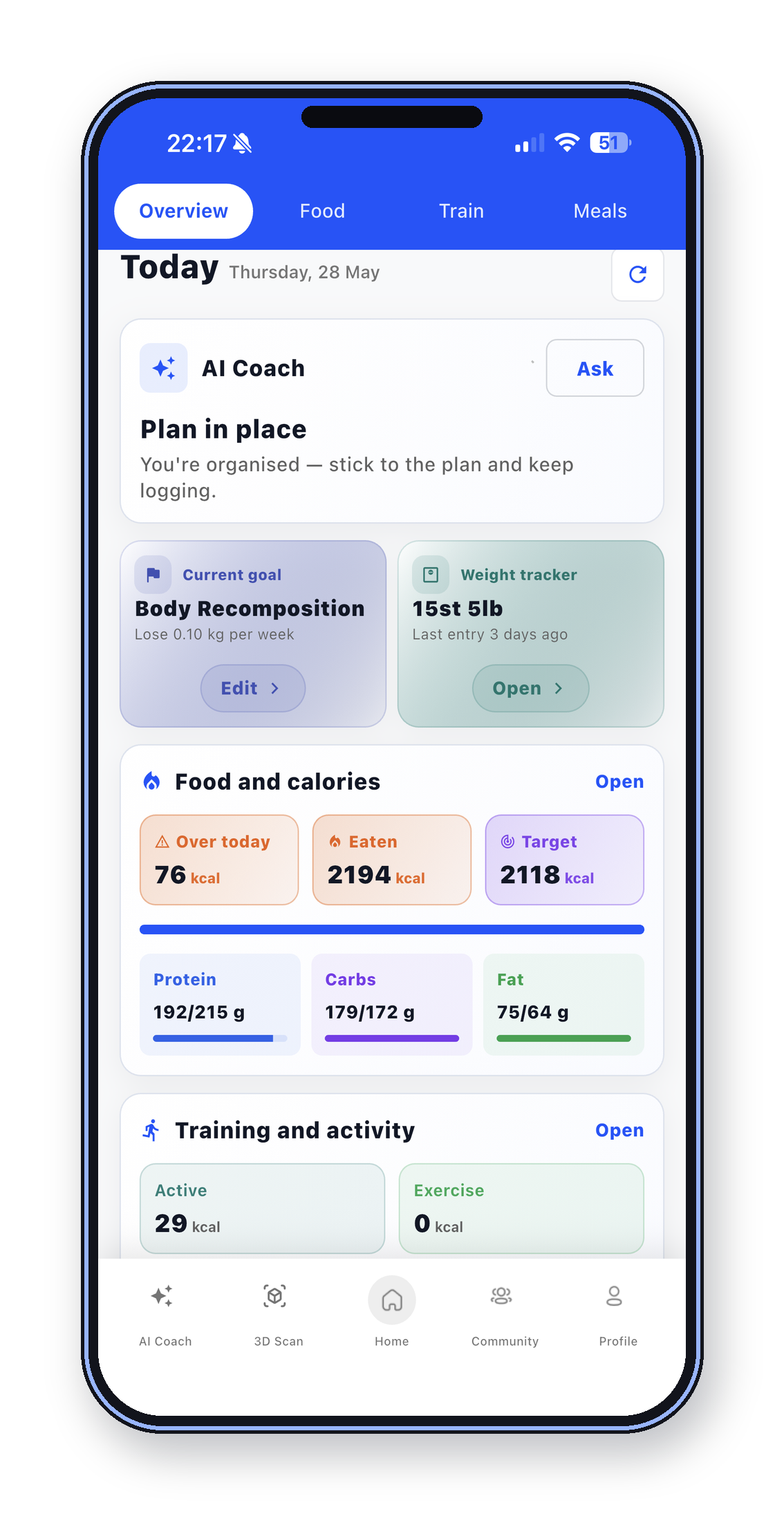Fitness Hub app preview